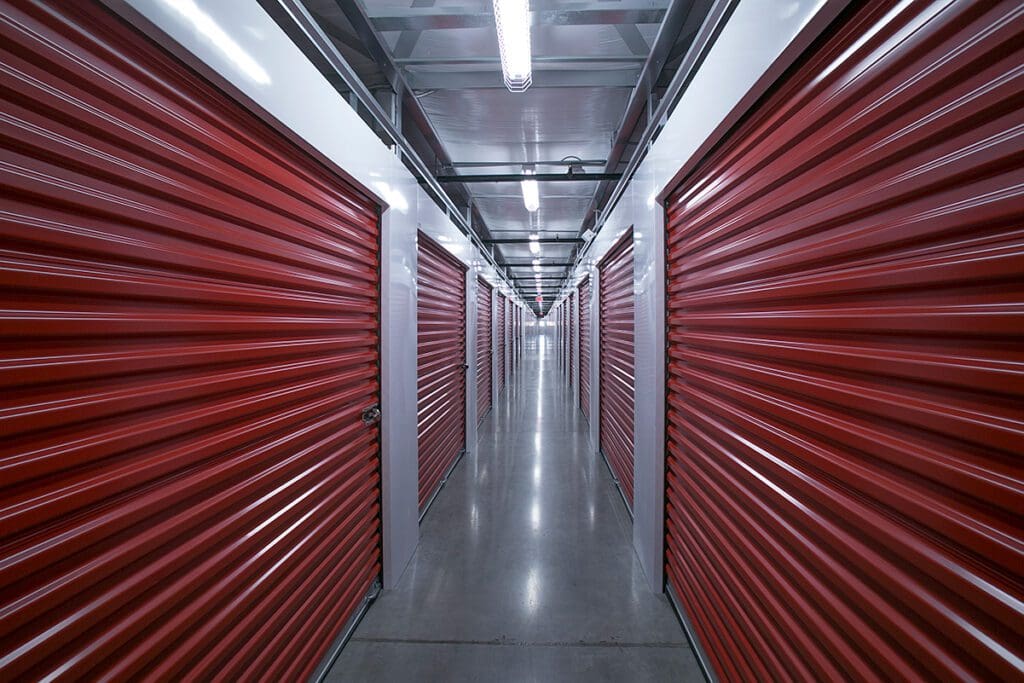 Hunt Highway Storage photo of a storage unit with red doors