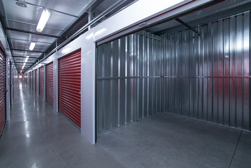 Hunt Highway Storage photo of a storage unit with red doors