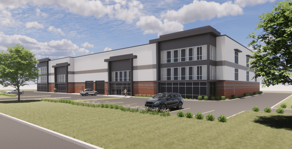 Huntington Station Self Storage rendering of building