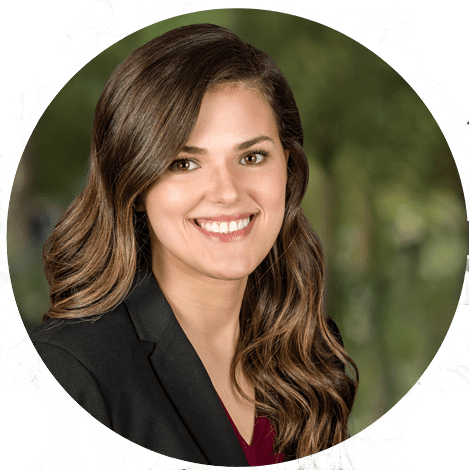 Photo of woman with brown hair smiling